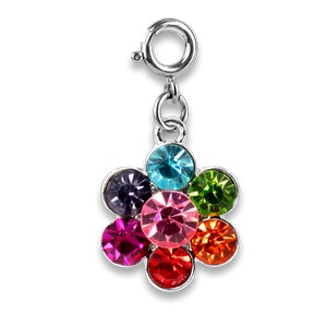 ciondolo fiore colorato charm it