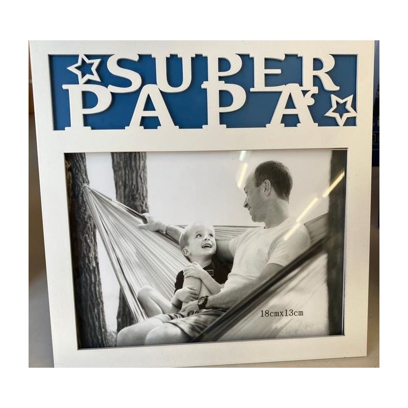 Papà Cornice super Papà bianca