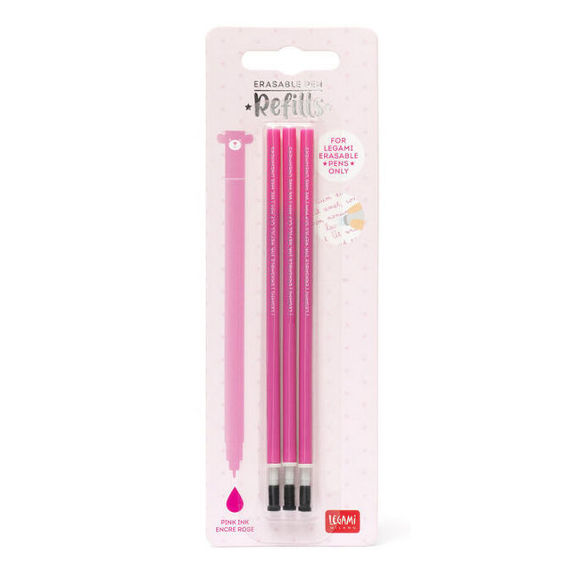 Refill rosa per penna cancellabile gel legami