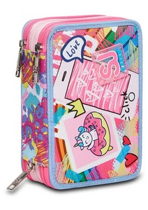 Astuccio 3 zip Seven uniselfie unicorno