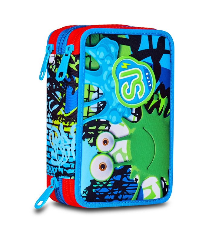 Astuccio 3 zip Seven fantasys boy