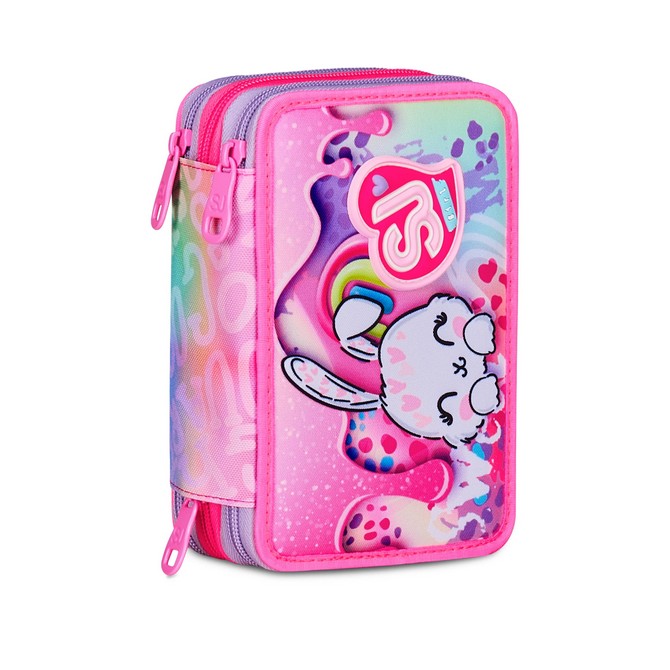 Astuccio 3 zip Seven fantasy girl