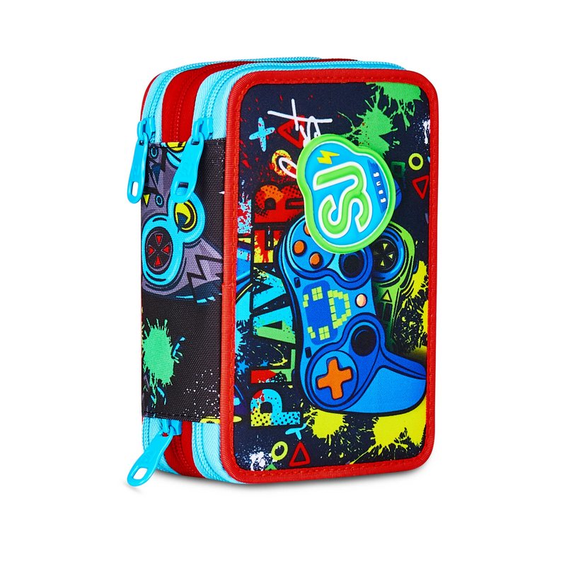 Astuccio 3 zip Seven gameled boy