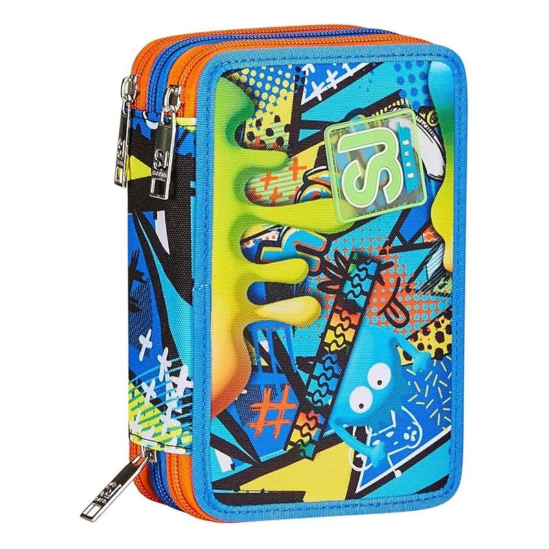 Astuccio 3 zip Seven sphere full boy