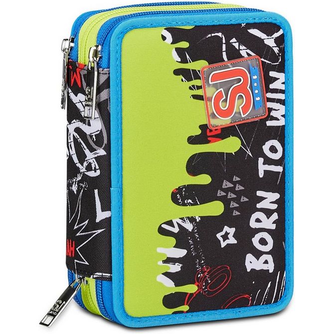 Astuccio 3 zip seven born to win