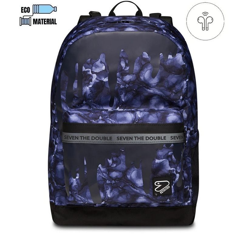 Zaino scuola seven revesibile th double drizzly