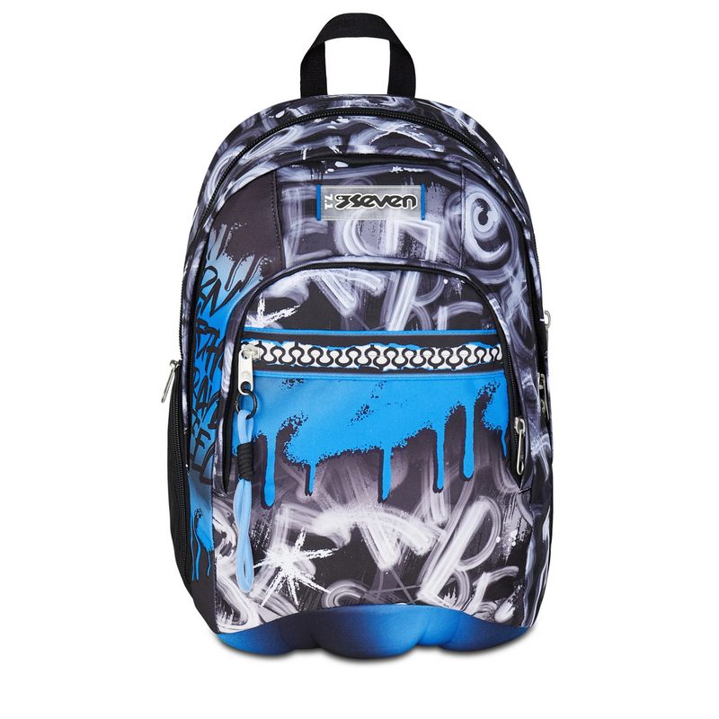 Zaino scuola seven dual quick graffiti boy