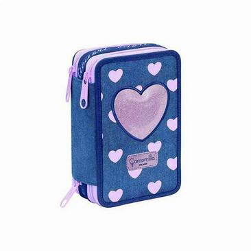 Astuccio tre zip seven Camomilla
