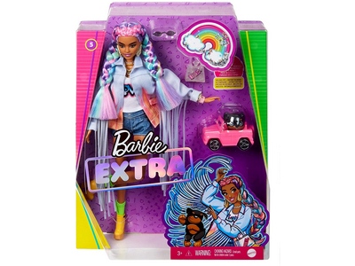 Barbie extra trecce arcobaleno