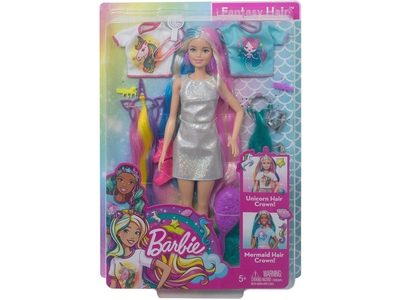Barbie Fantasy capelli unicorno e sirena