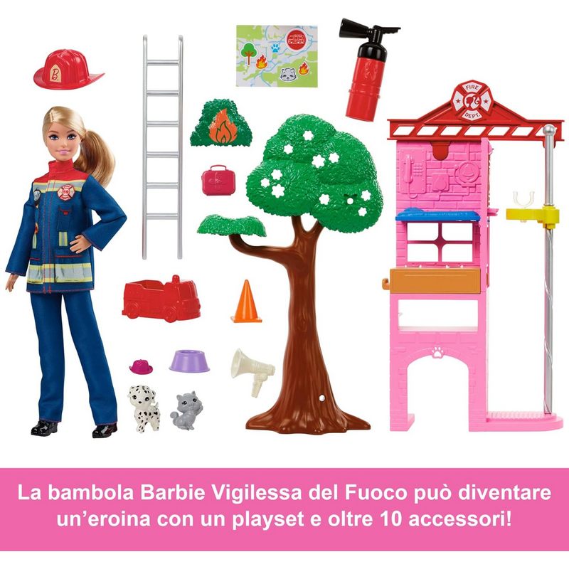 Barbie carriere Vigilessa del fuoco