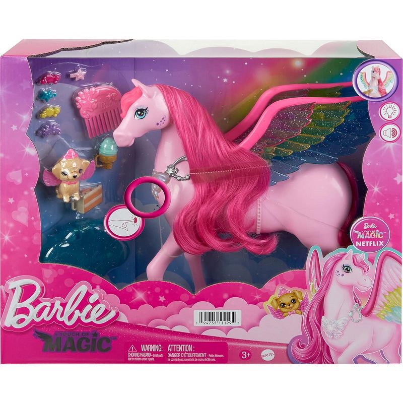 Barbie fairytale unicorno Pegasus con accessorio