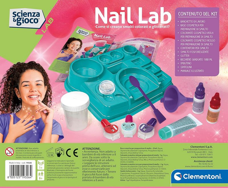 Clementoni Nail lab scienza & gioco