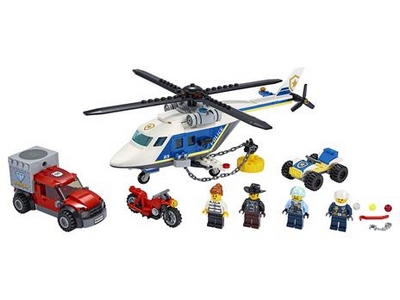 Lego City - Trasportatore di Elicotteri della Polizia 5+ 60343