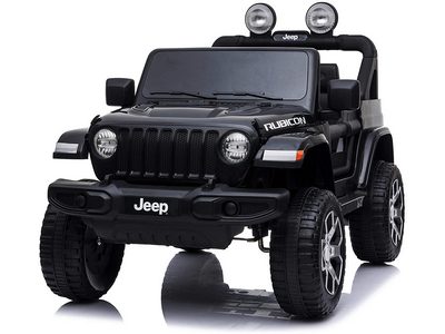 Jeep Wrangler Rubicon Nera per bambini elettrica 12V