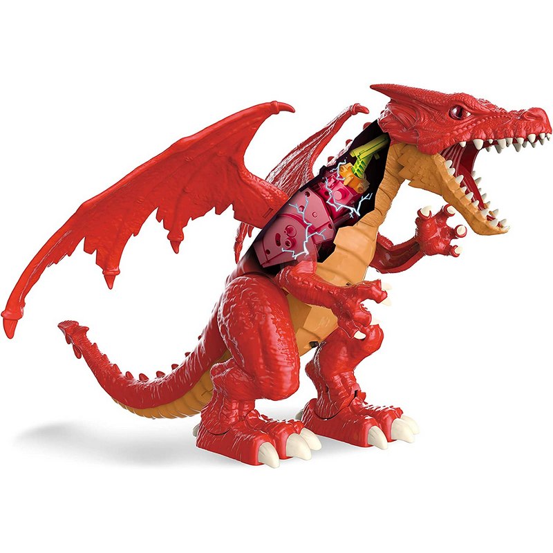 Drago rosso luci e suoni robo alive