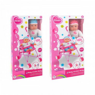 Globo Bambolotto con passeggino 2a+