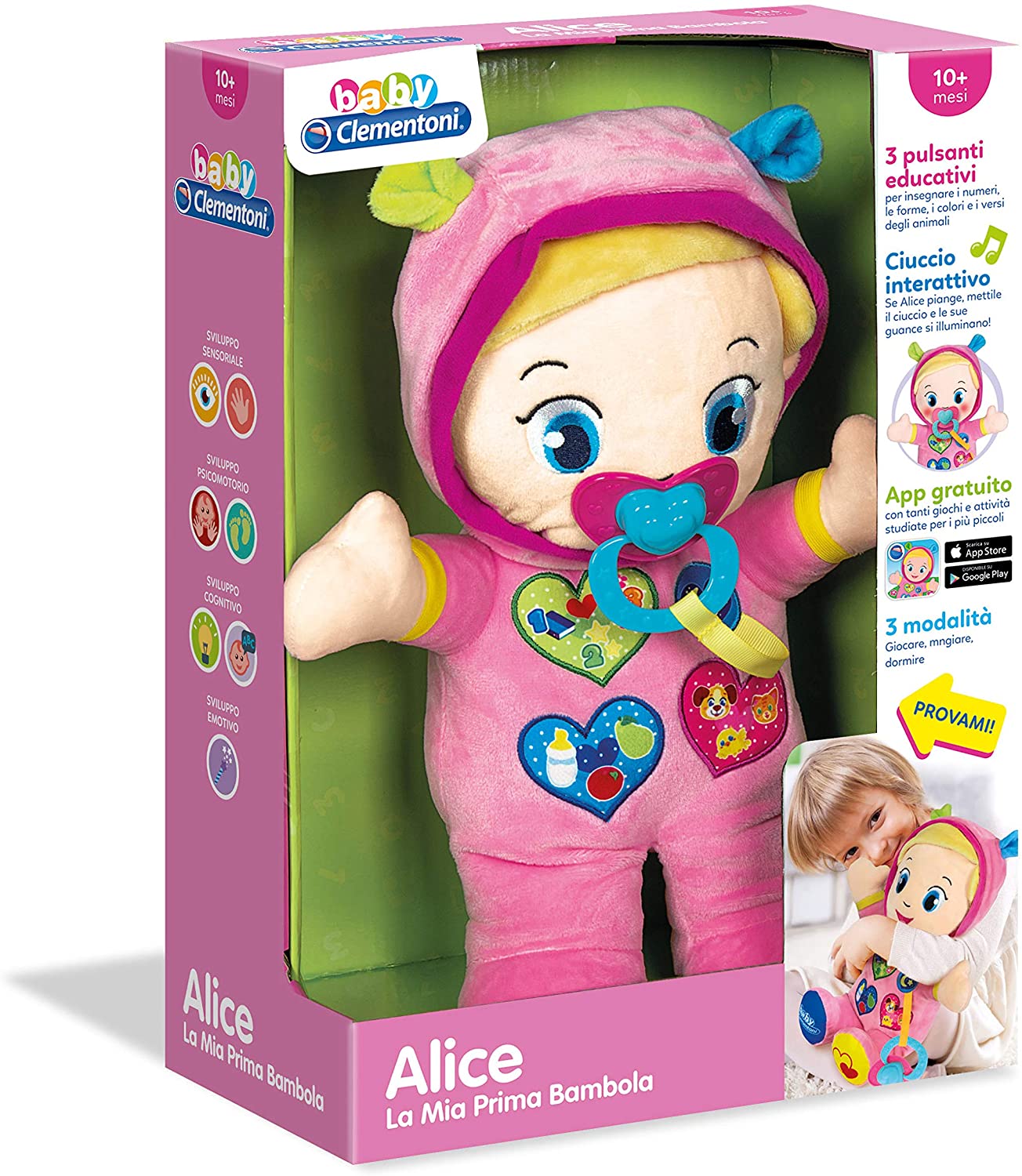 Clementoni Alice la Mia Prima Bambola 10m+