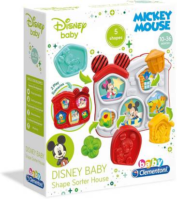 Clementoni - Disney Baby Casetta Forme e Colori 10-36 +