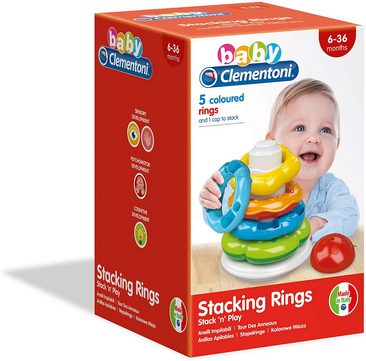 Clementoni Anelli Impilabili del Bosco Allegro 6-36m