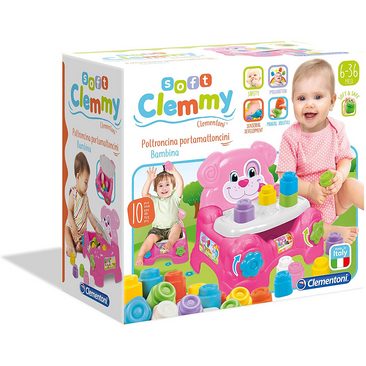 Poltroncina porta mattoncini Clammy 10-36m+