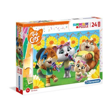 Clementoni Puzzle 44 Gatti 24 Maxi Pezzi 3a+