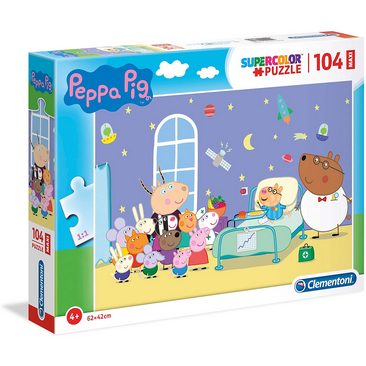 Clementoni Peppa Pig Puzzle Maxi, 104 Pezzi 4a+
