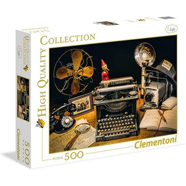 Clementoni The Typewriter High Quality Collection Puzzle 500 pezzi