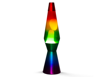 Lava lamp arcobaleno