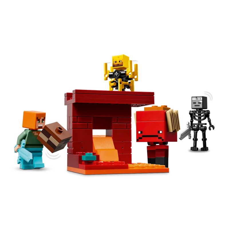 Lego Minecraft battaglia sul ponte del nether