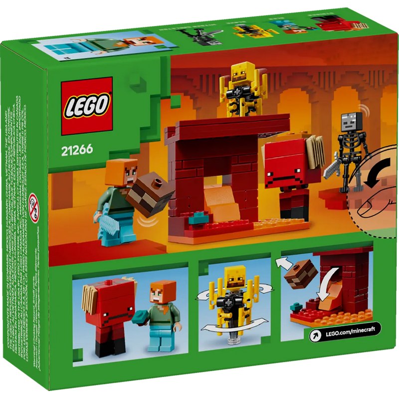 Lego Minecraft battaglia sul ponte del nether
