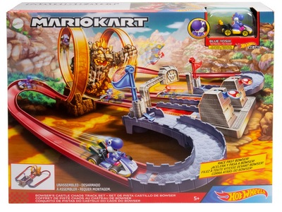 Hot Wheels Mario Kart Castello di Bowser 5+
