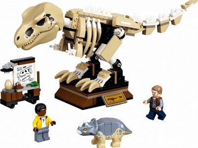 Lego Jurassic World - La Mostra del Fossile di Dinosauro T. Rex, 7+