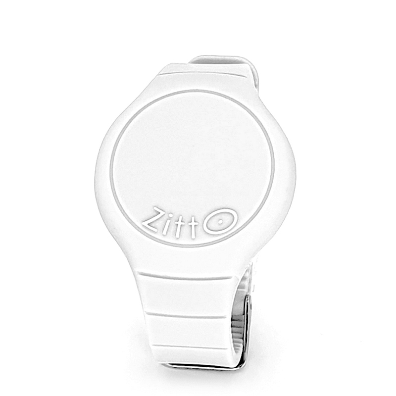 Orologio Zitto in silicone bianco titanium