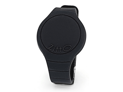 Orologio Zitto in silicone nero jet black