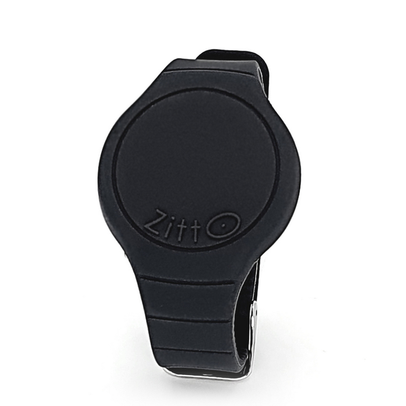 Orologio Zitto in silicone nero jet black