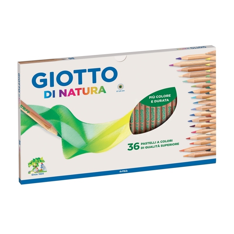 Pastelli Giotto di Natura da 36 colori