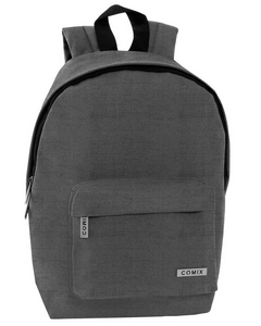 Comix zaino mini Monocolore grigio melange